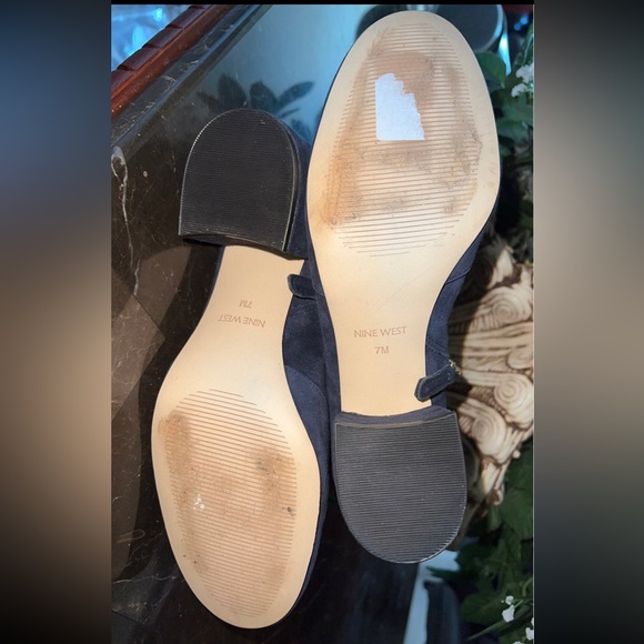 Nine West black suede leather booties size 7 - Picture 8 of 15